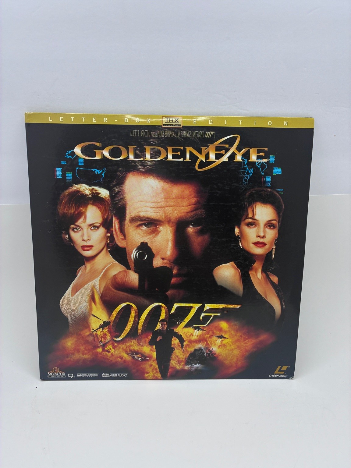 GoldenEye LaserDisc 1995 Action Spy THX Letterbox Edition MGM/UA 007