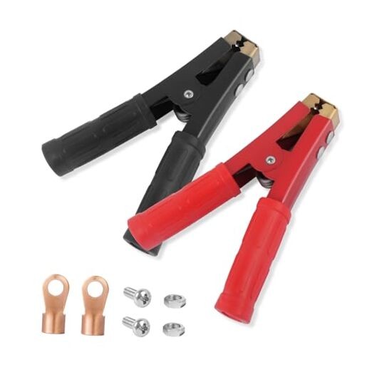 2PCS Car Battery Charger Clamps Replacement,1000A Heavy Duty Jumper Cable 