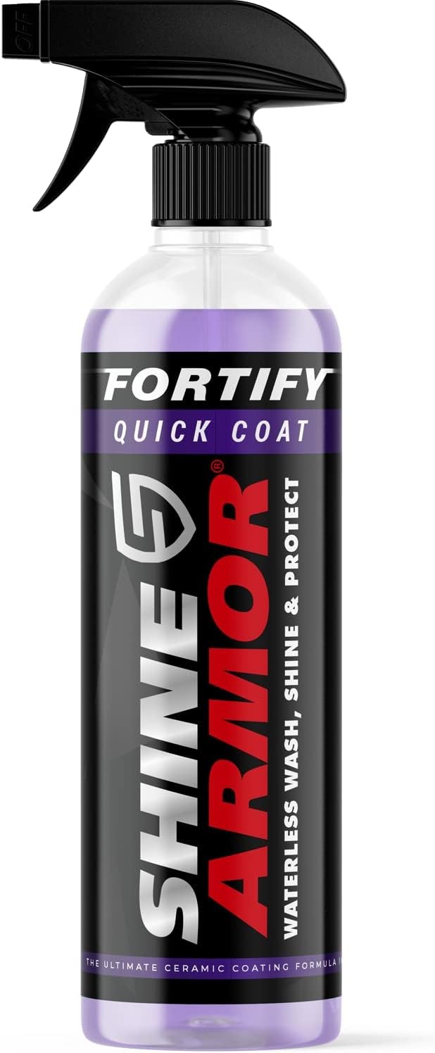 Car Wax Spray and Ceramic Coating for Cars - 3 in One Waterless Car Wash and Det