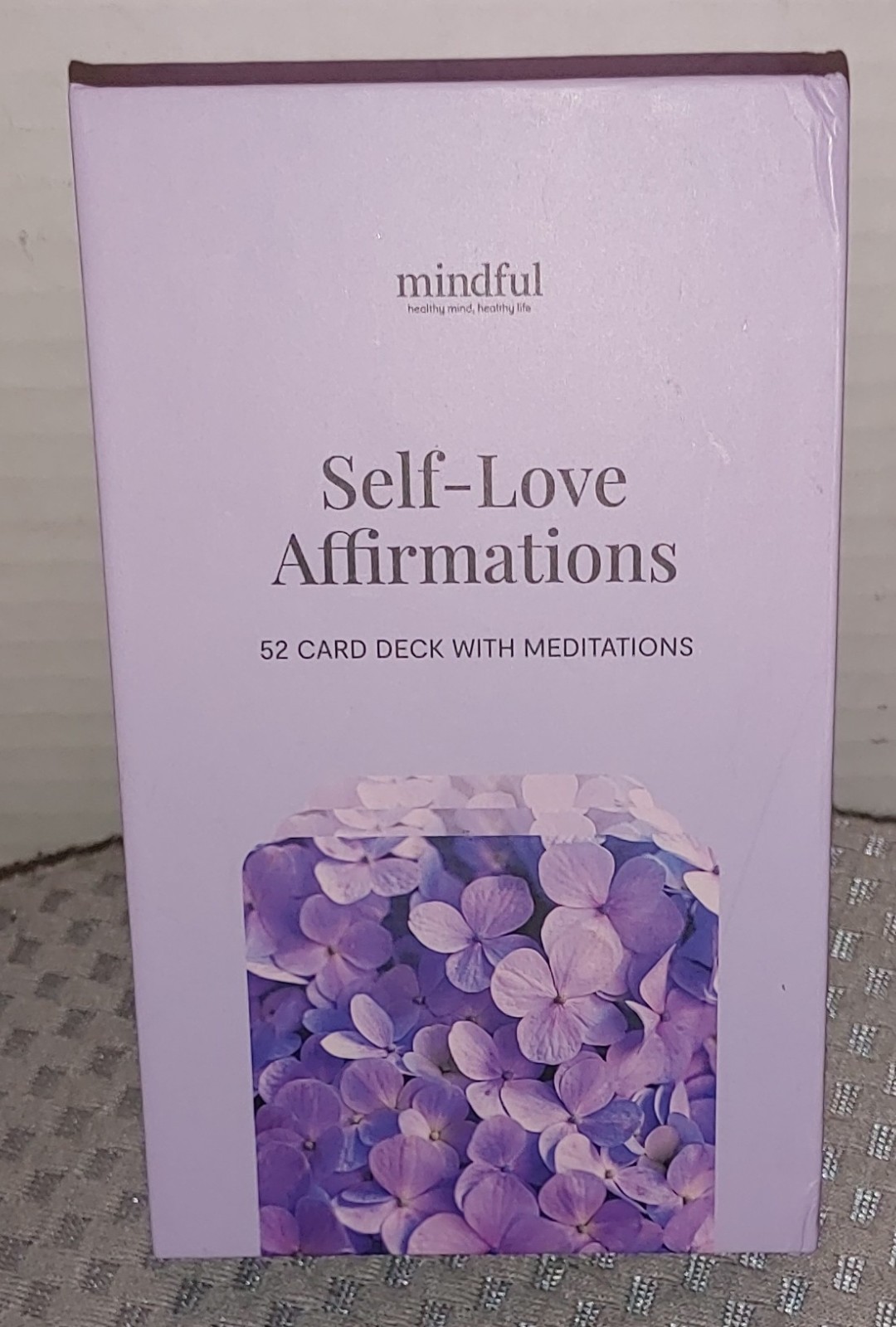 Mindful Self-Love Affirmations 52 Deck With Meditations and Stand