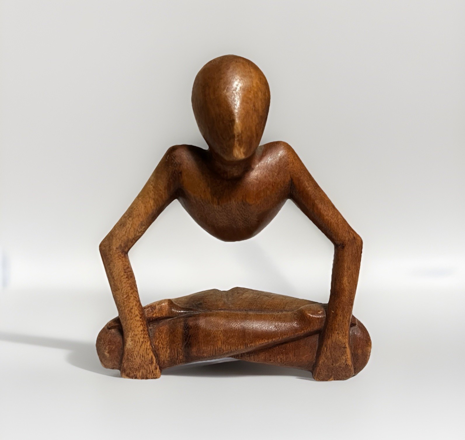 Wooden Abstract Yoga/Indonesian Sculpture/Statue Wood Figure