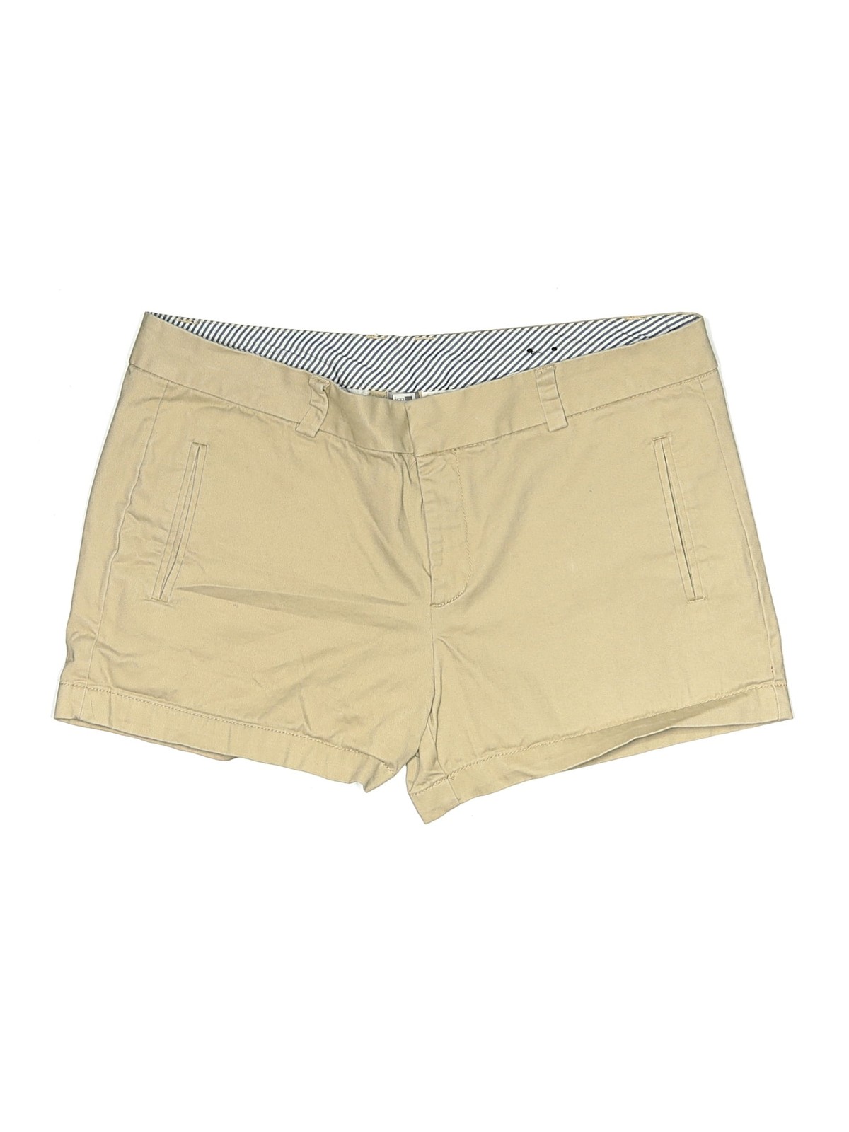 JCPenney Women Brown Khaki Shorts 6