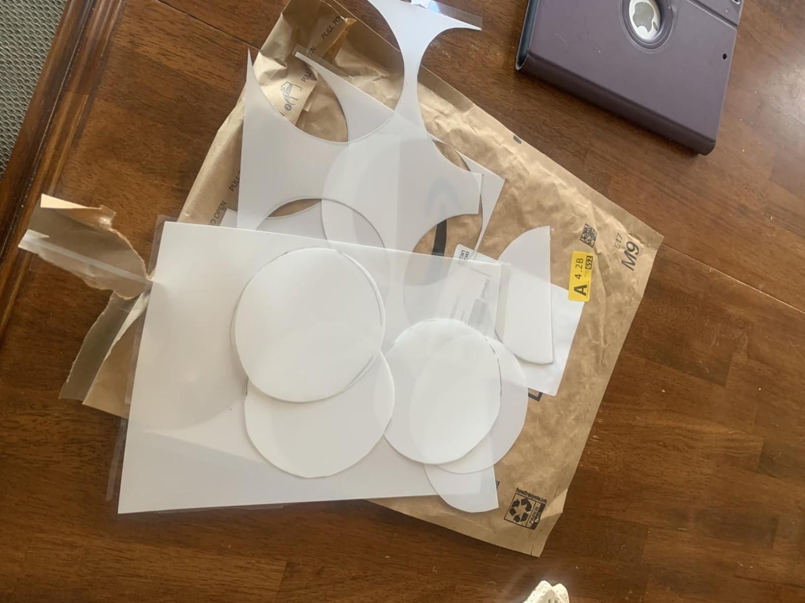 8.2x11.8in Adhesive Diffusion Film Sheet 21x30cm Lighting Dimming Diffuser NEW