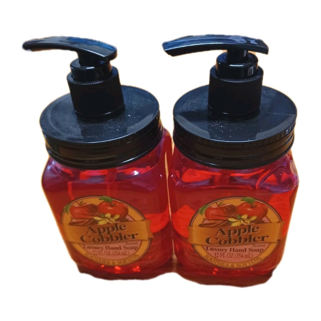 Apple Cobbler Luxury Hand Soap- Soothes/Softens:12floz:354ml