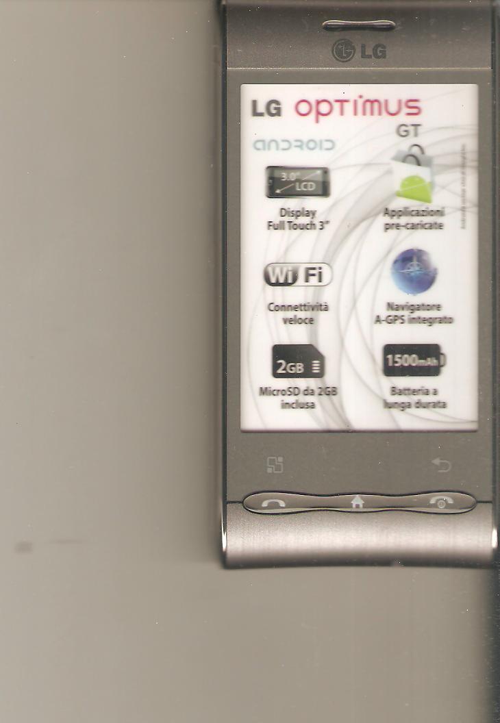 FAKE SHOWCASE PHONE - DUMMY - LG OPTIMUS GT (IS NOT A PHONE)