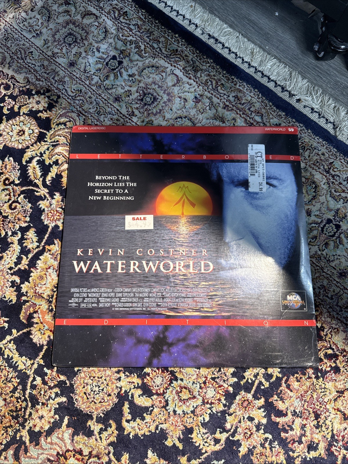 Waterworld (Laserdisc, 1996) KEVIN COSTNER WIDESCREEN 2-DISC CULT FILM! Sealed