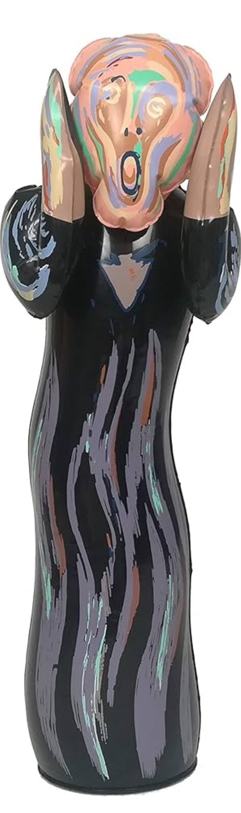 Scream Jr. 19” Desktop Inflatable 1991 On The Walls Productions NEW Edgard Munch