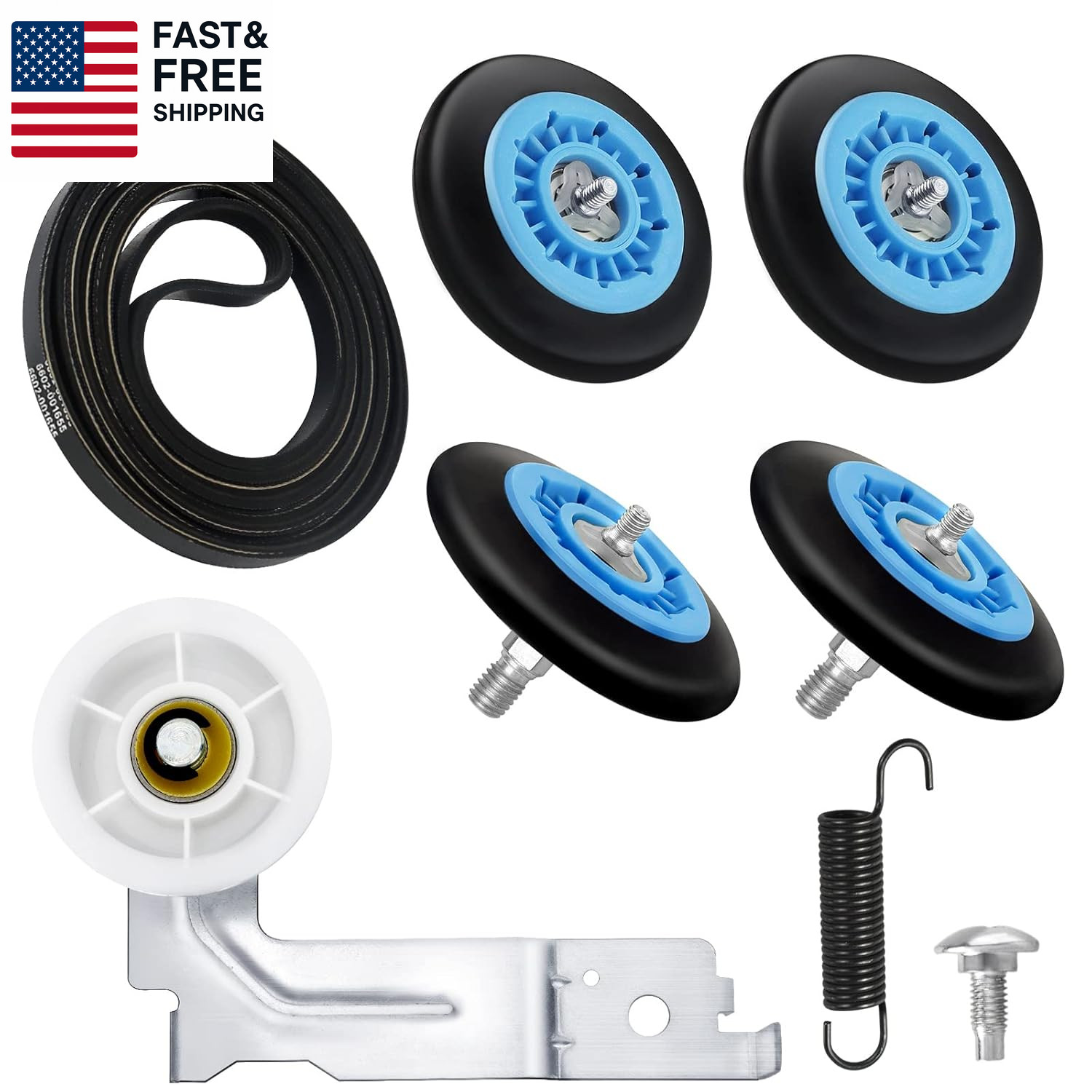 Dryer Repair Kit Fit for Samsung DV42H5000EW/A3 DV45H7000EW/A2 DV42H5200E