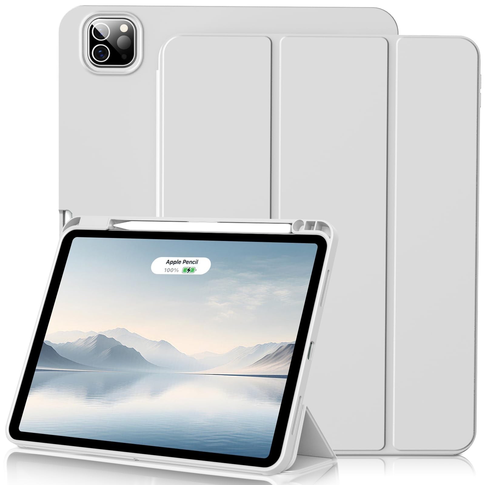 Case for iPad Pro 12.9 Inch Case 6th/5th/4th/3rd Generation with Pencil Holde...