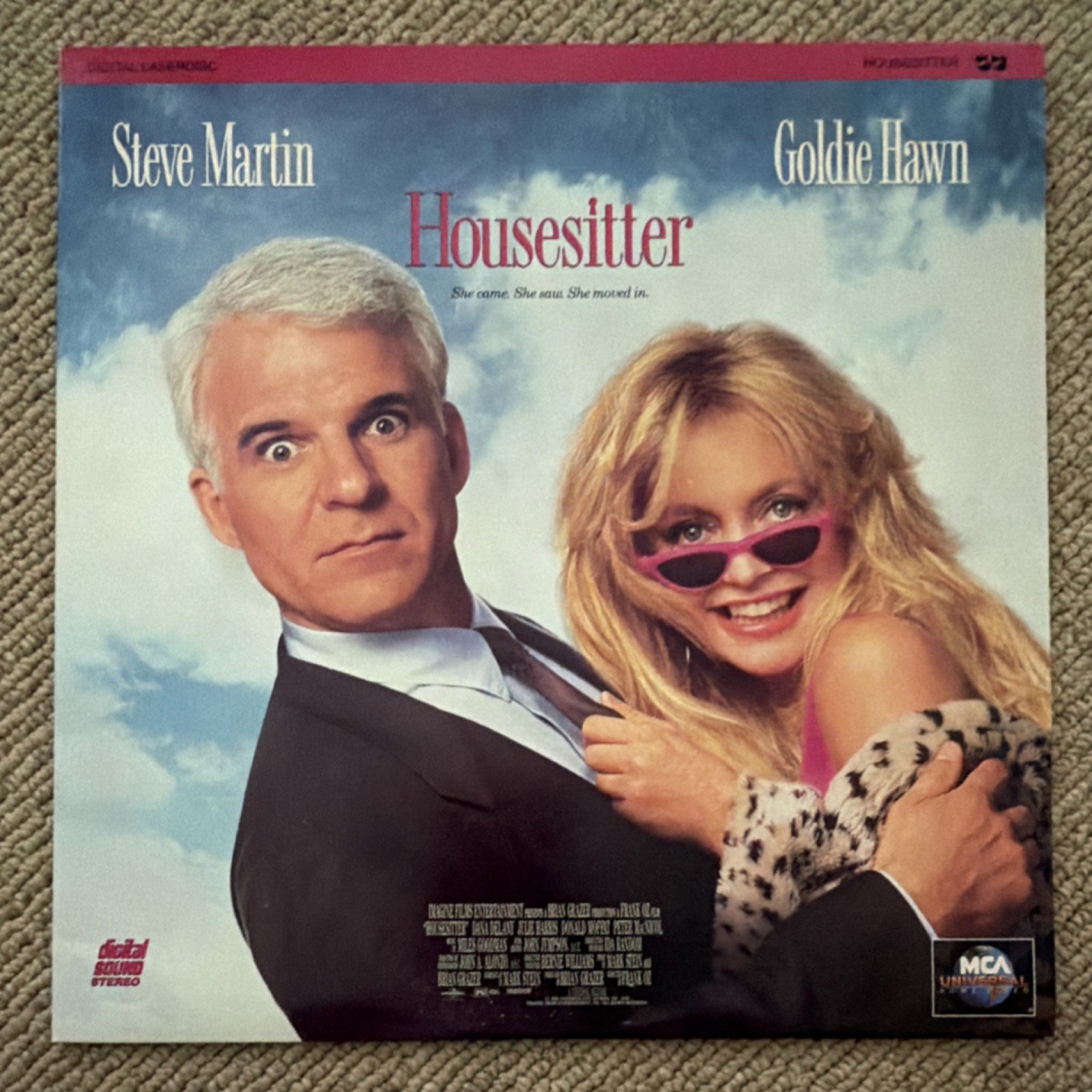 Housesitter LaserDisc Extended Play Steve Martin Goldie Hawn Comedy 1992