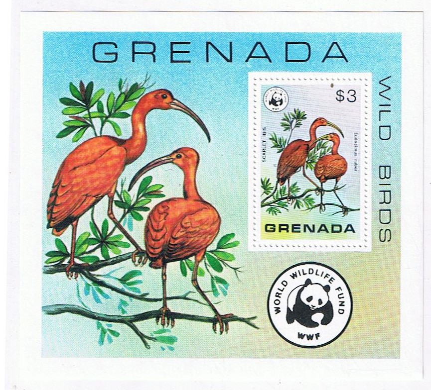 Stamps Grenada 1978 World Wildlife Fund Souvenir Sheet