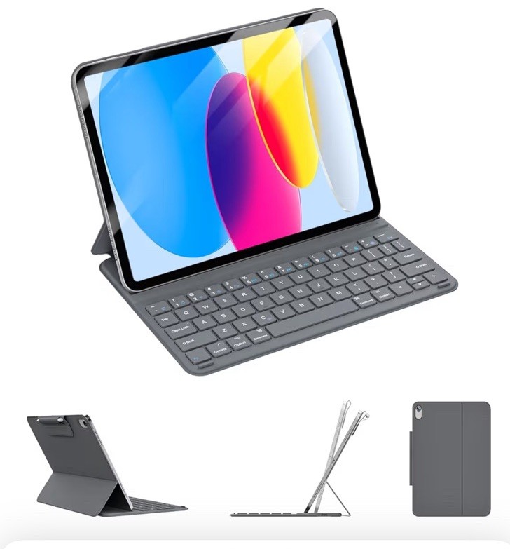 Magic Wireless Keyboard Case for Apple iPad 11th/10th Gen  A16