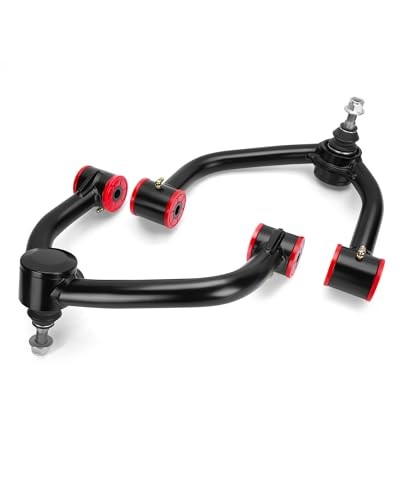 2-4in F150 Upper Control Arms, 2pcs Front Steel 2004-2020 Ford F150 Black