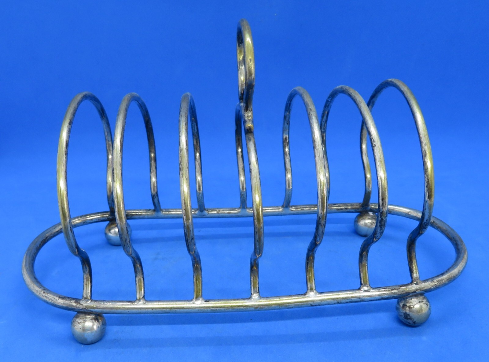 Silver plate electroplate vintage Victorian antique toastrack toast rack