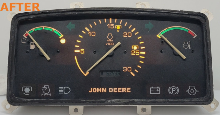 JOHN DEERE TRACTOR FULL REFURBISHED INSTRUMENT CLUSTER REPAIR/SERVICE