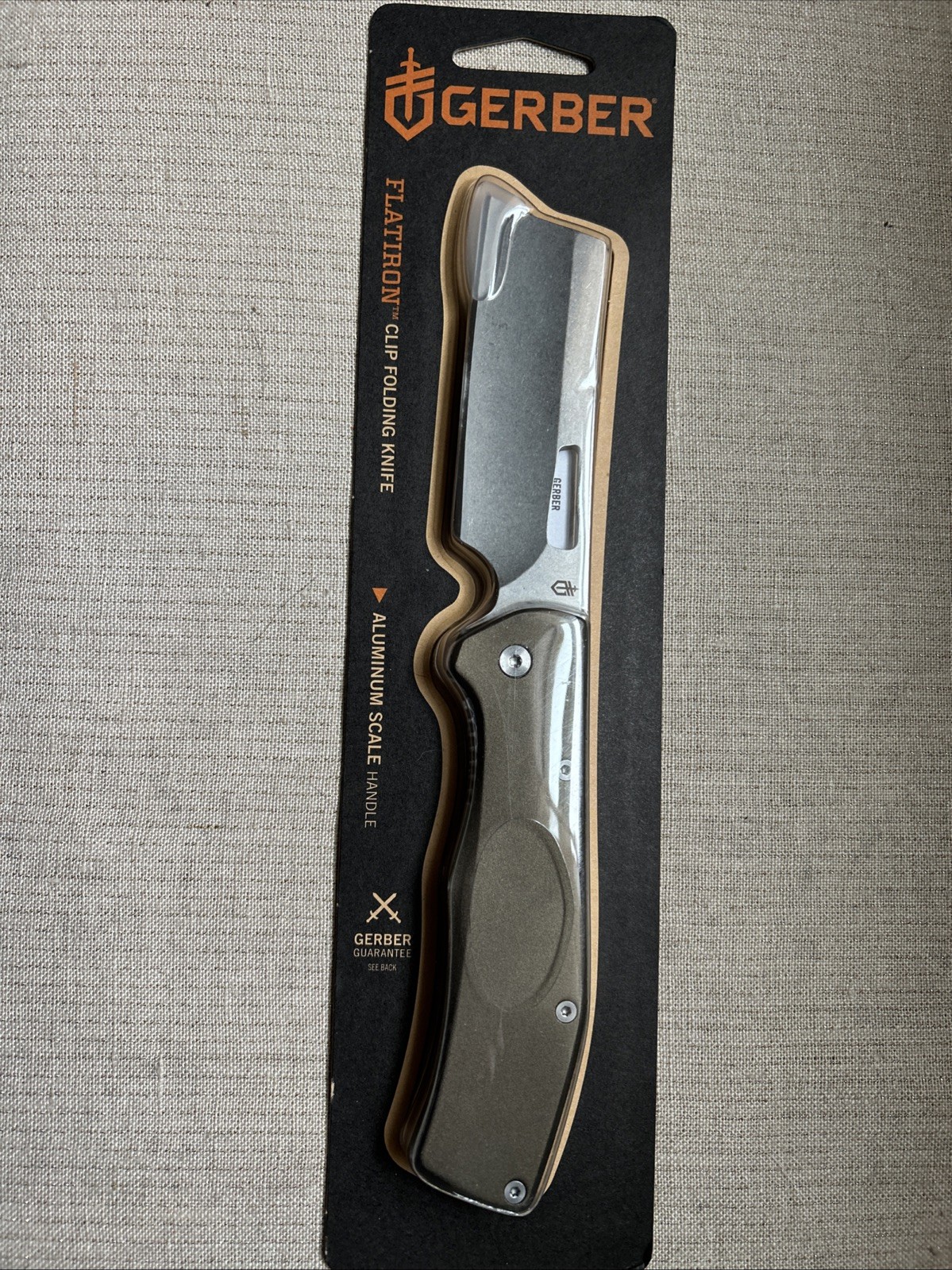 Gerber Gear FlatIron Cleaver Folding Pocket Clip Knife SS NEW Free Shipping 