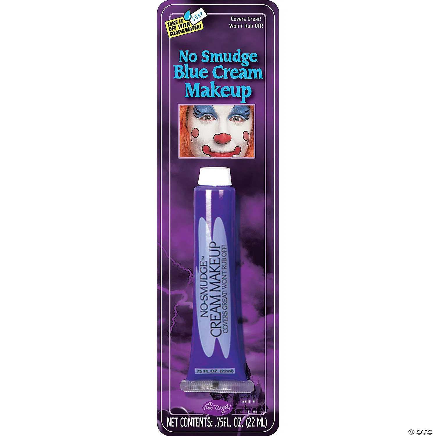 No smudge makeup-blue