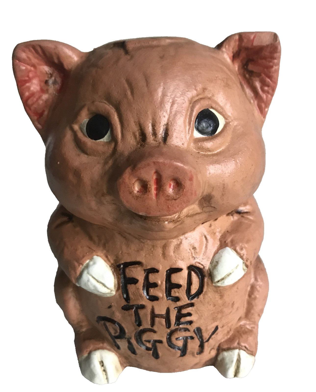 Vtg 1976 Enesco “Feed the Piggy” Ceramic Piggy Bank 5" — Japan