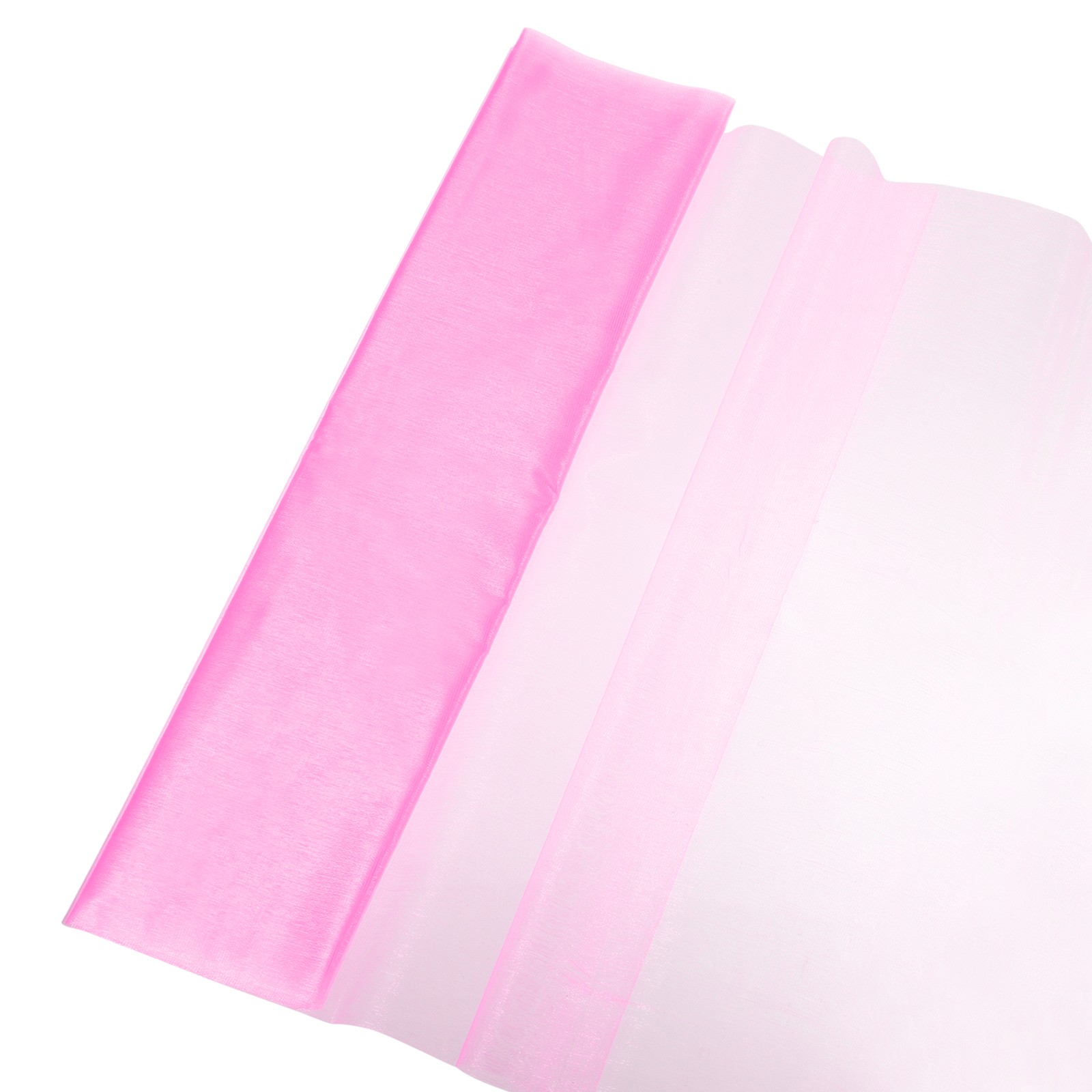 19" by 10.9 Yard Tulle Fabric Backdrop Curtains for Decor Wedding Pink