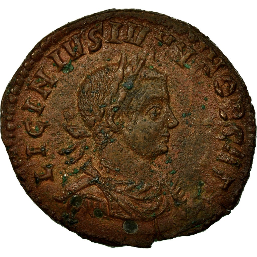[#61624] Licinius I, Nummus, Ticinum, Copper, AU(50-53), Cohen:26