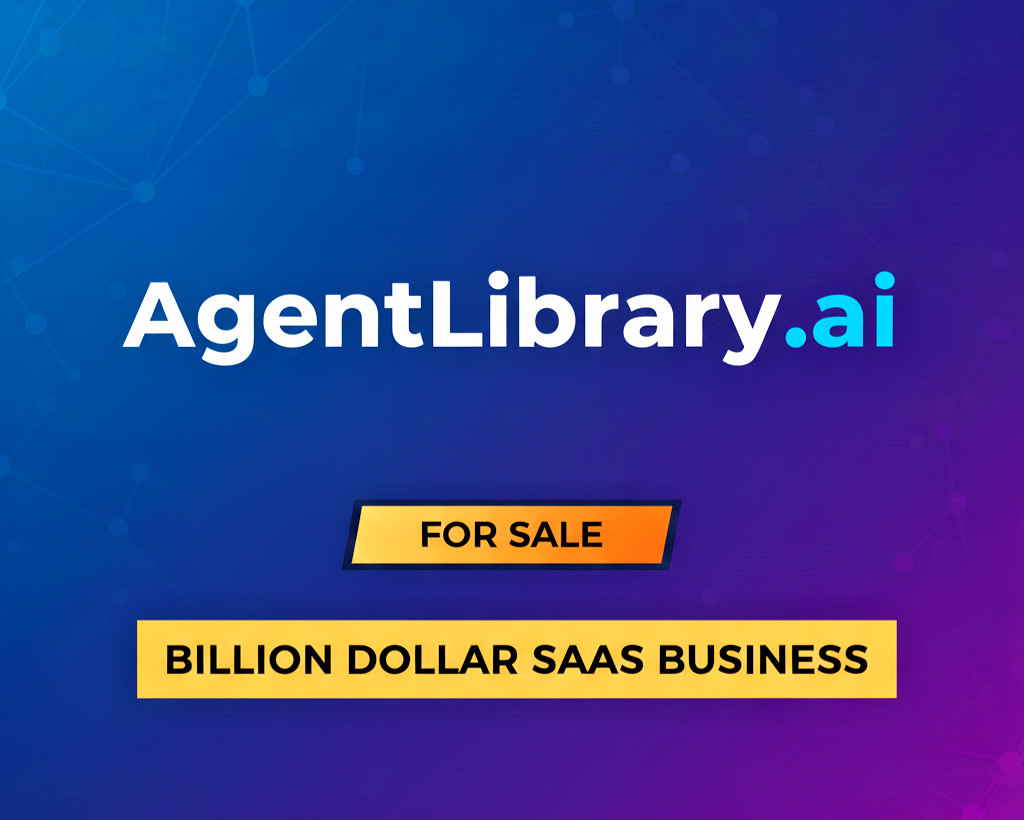 AgentLibrary.ai — BILLION DOLLAR AI App Domain Name for Sale - AIAgents ChatGPT