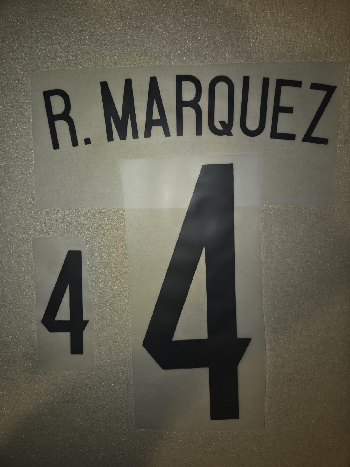 2014 Rafael Marquez Mexico Away Nameset Name Number El Tri Iron On Vinyl 
