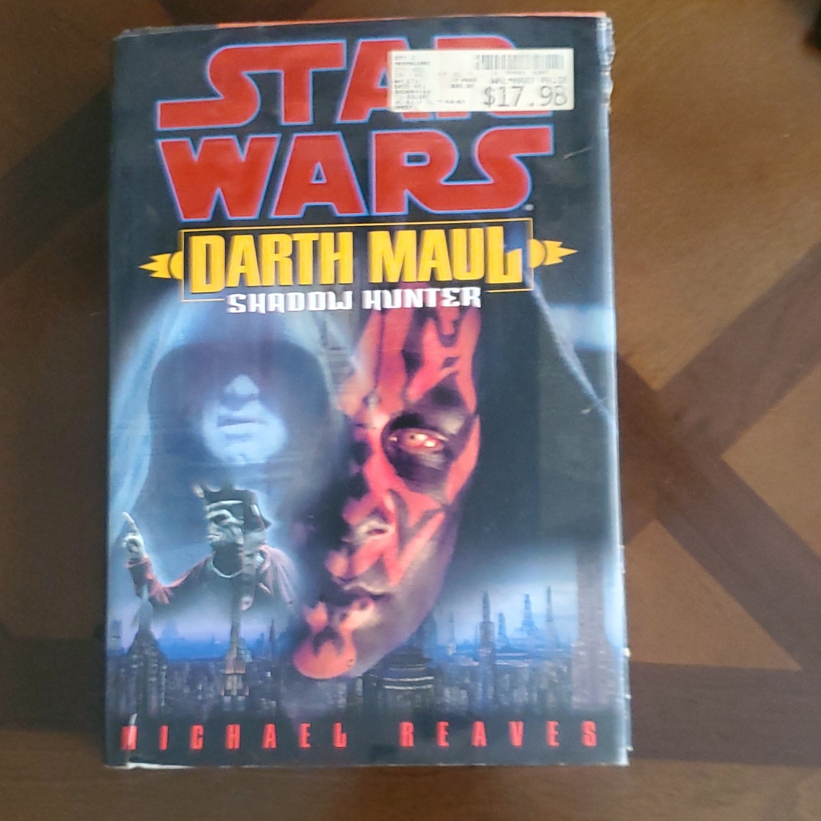 Star Wars Darth Maul: Shadow Hunter by Michael Reaves Hardcover Legends 2001