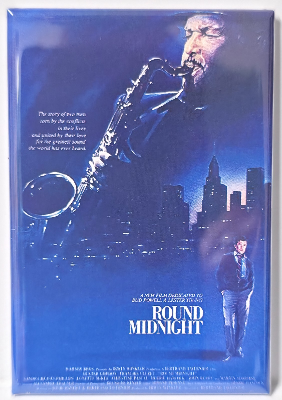 Round Midnight MAGNET 2"x3" Fridge Locker Poster Movie Vintage Retro 80s