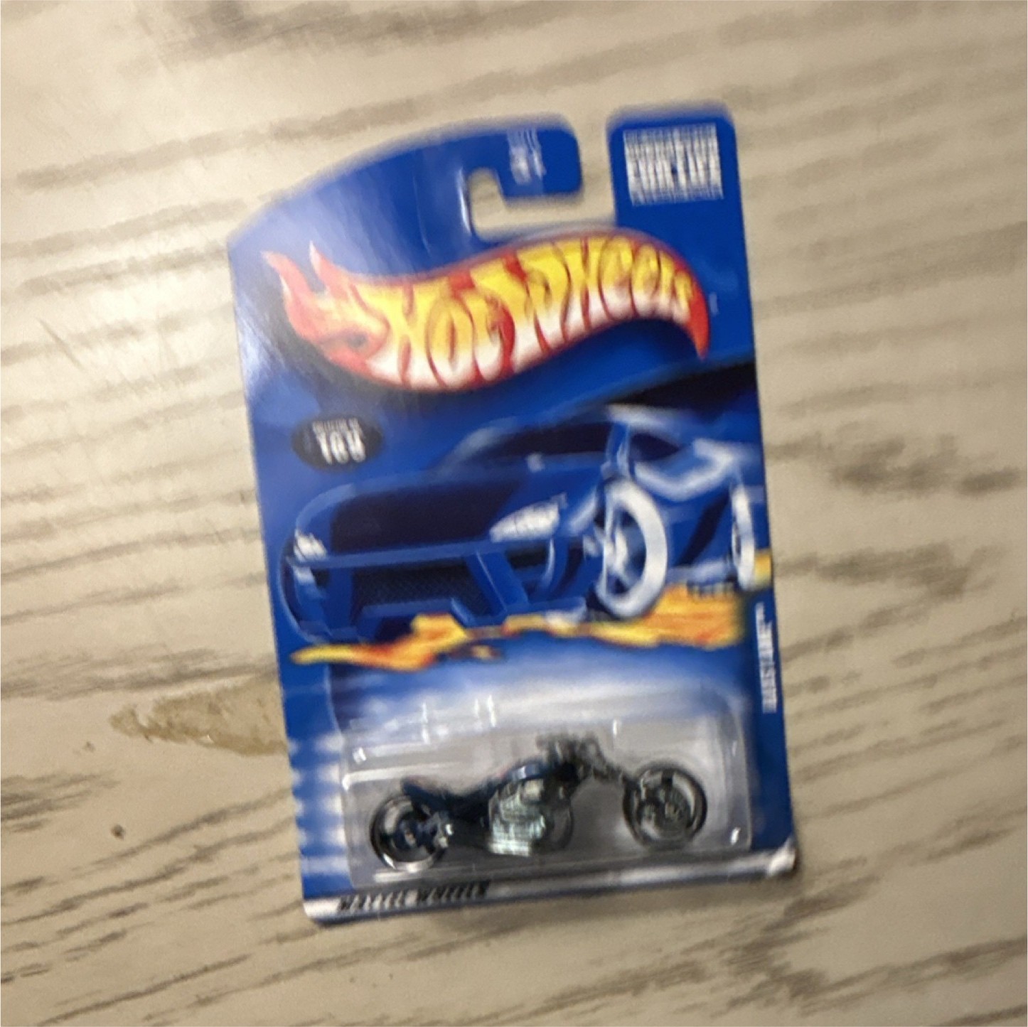 Hot Wheels 1:64 Diecast Black Motorcycle Unopened Box Boys & Girls Age 3-4 Years