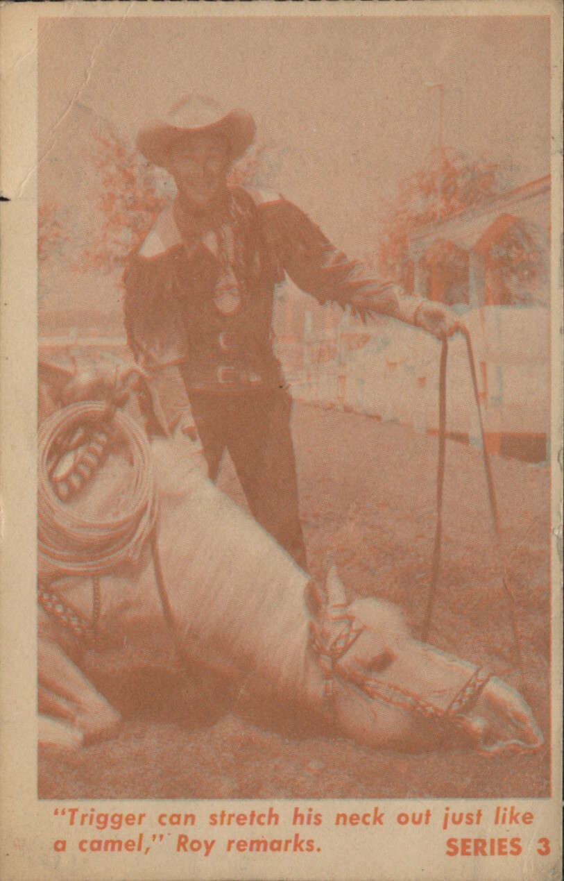 BARGAIN Lot of 3 Roy Rogers Trading Cards Post Cereal & 2 Exhibits