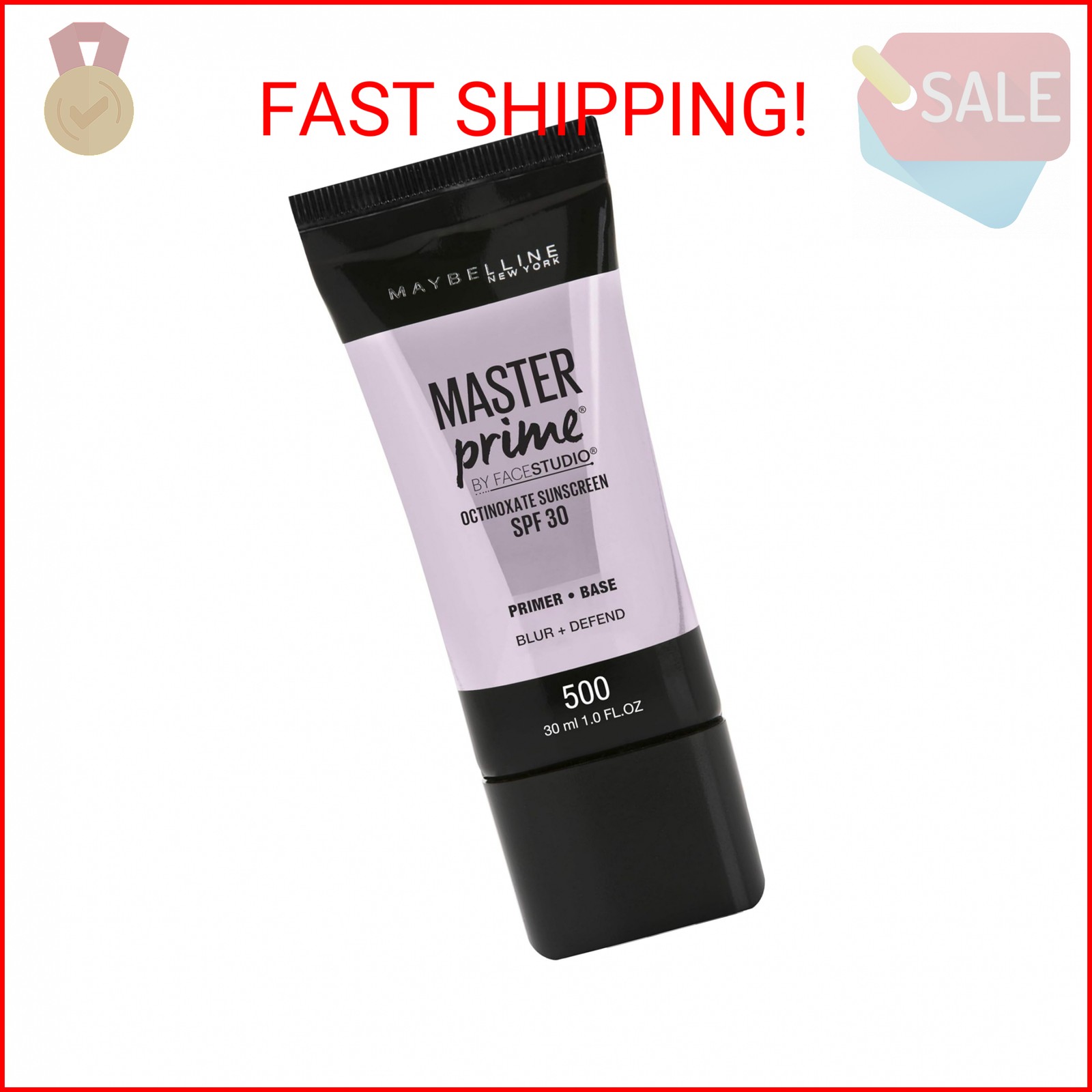 Facestudio Primer Makeup, Blur+ Defend, 1 fl. oz.