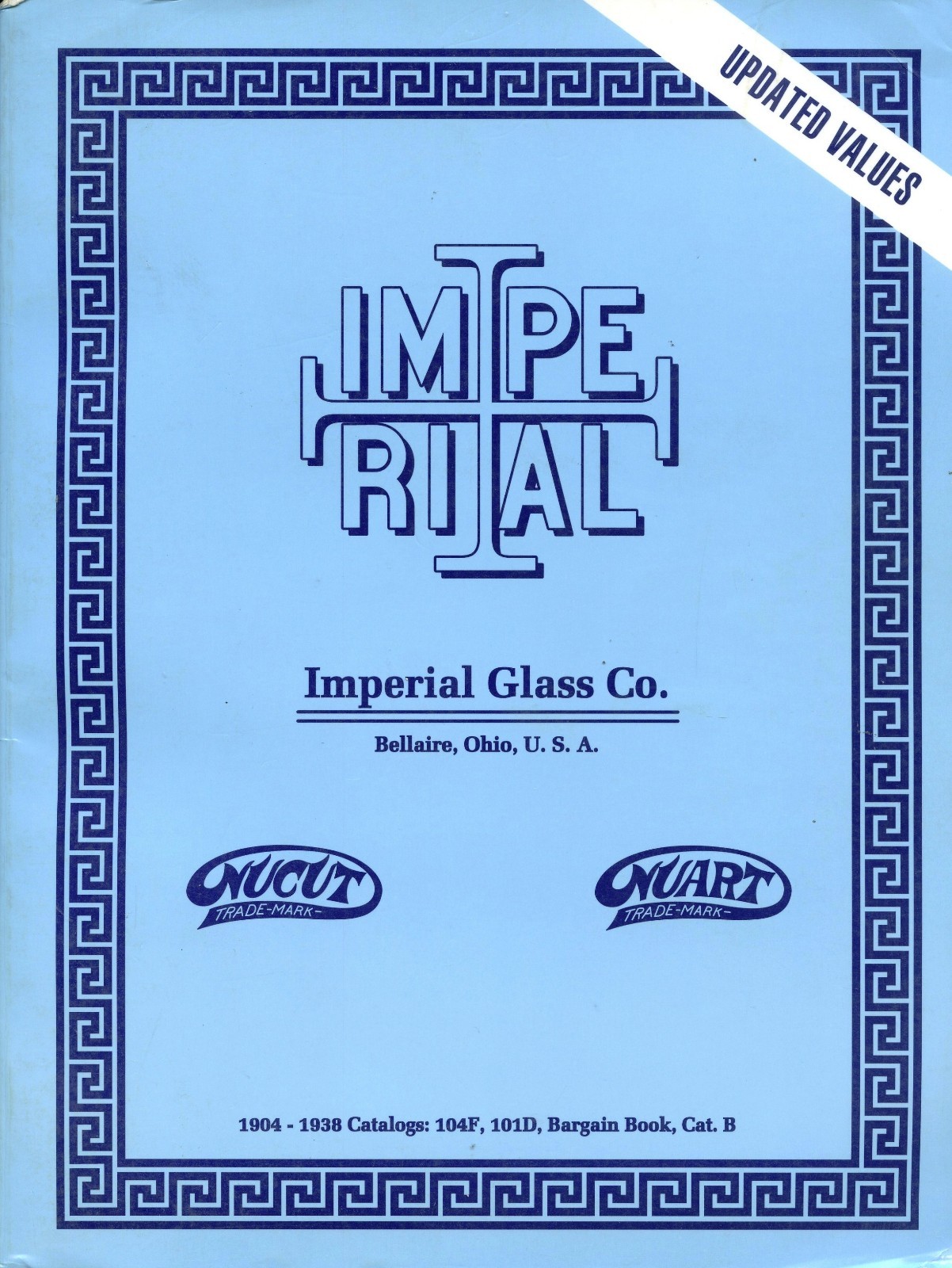 Imperial Art Glass - Nucut Nuart Jewel Freehand Crystal / Book + Values