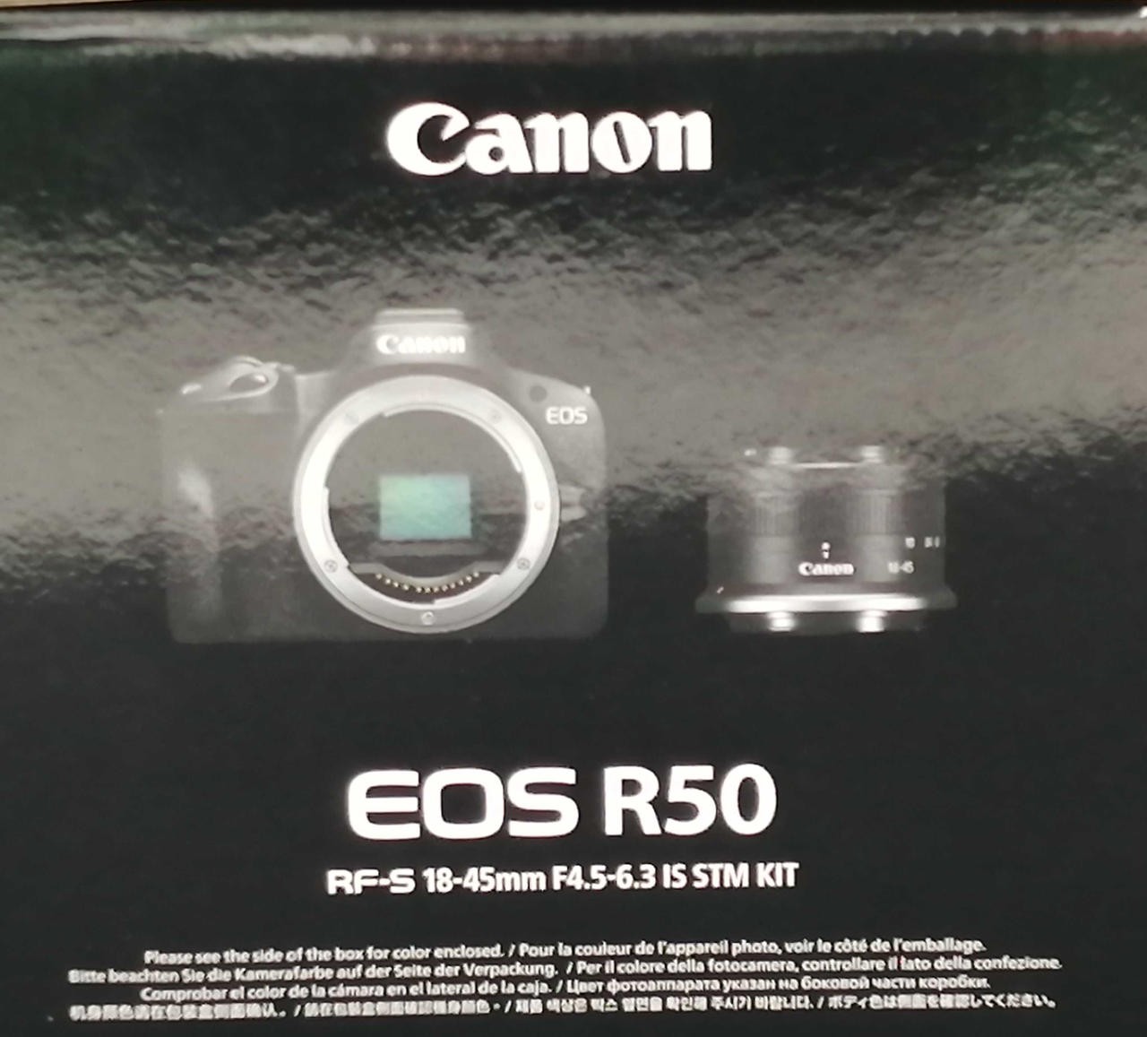 Canon EOS R50 Camera Kit with RF-S 18-45mm IS STM Lens (New) From Japan