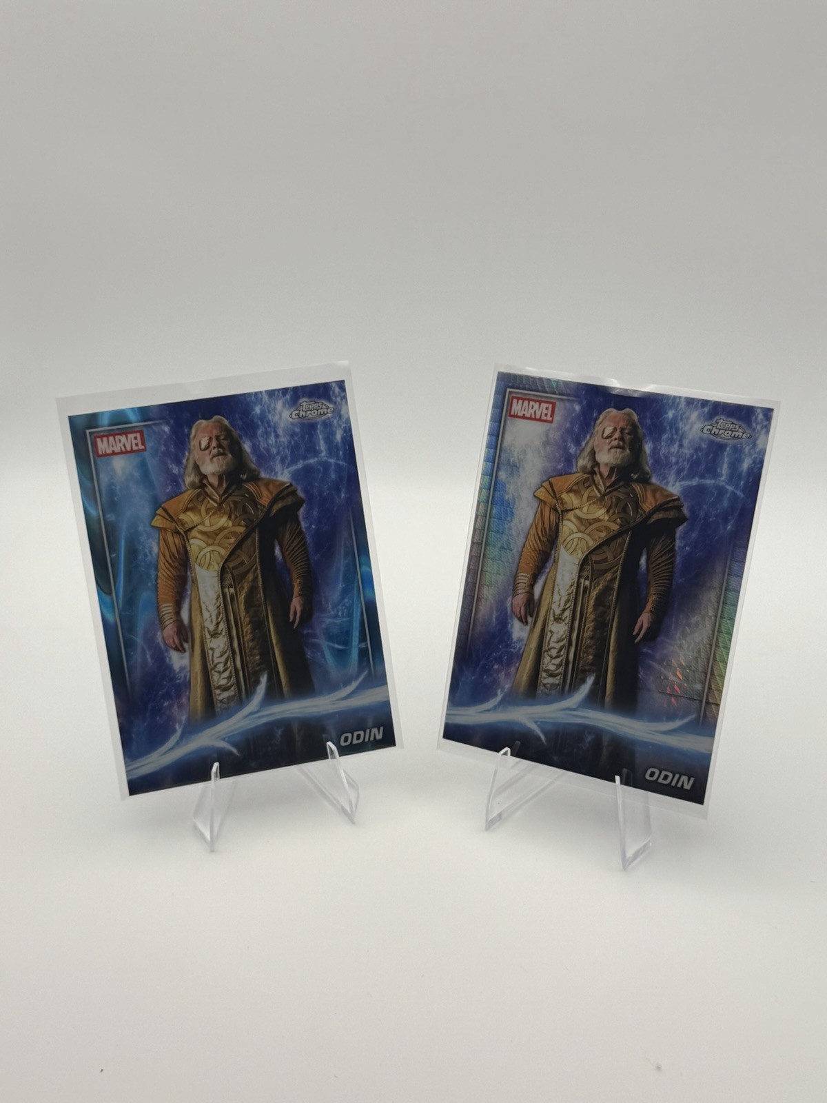 2025 Topps Chrome Marvel Mint - Odin Blue RayWave + Prism Refractors #11 - Thor