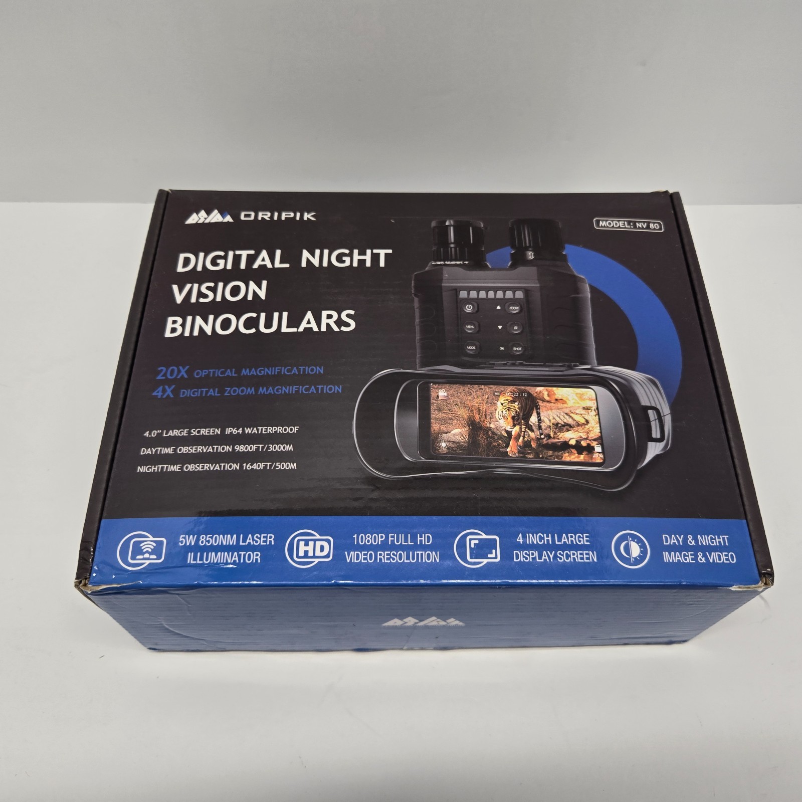 Oripik Digital Night Vision Binoculars 1080P Night Vision, New