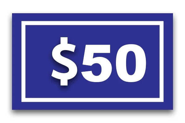 $50 CREDIT UNDERPAYMENT OR ADD-ON ✅  TOWARDS HI-TECH PURCHASE !