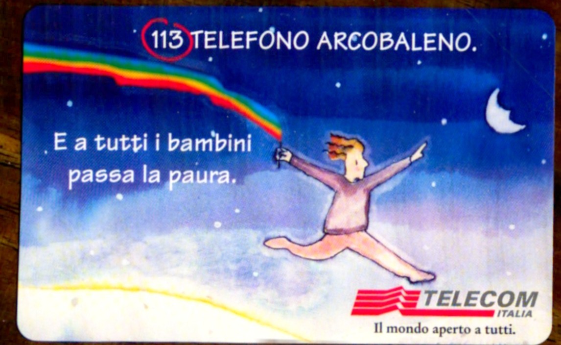 G 936 C&C 3020 New Magnetized Phone Card 113 Rainbow Phone