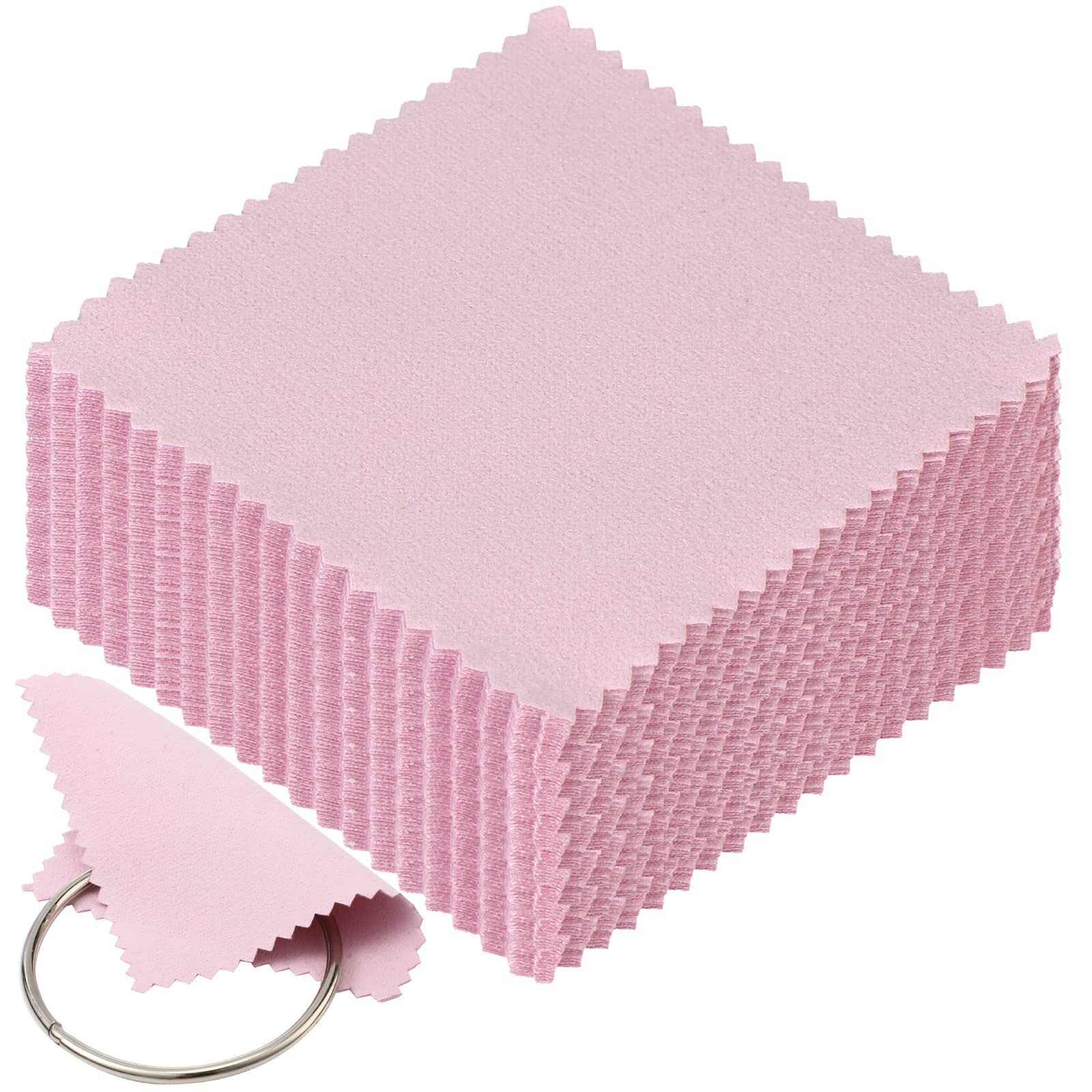 Tessco 400 Pcs Jewelry Cleaning Cloth Bulk, Polishing Cloths, Silver... 