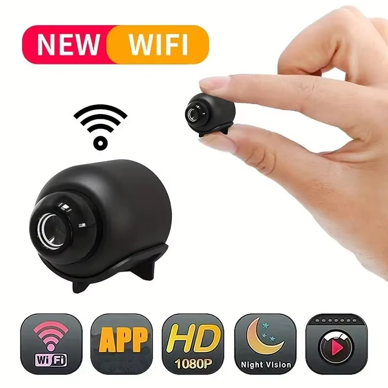 New X5Mini Night Vision 1080P Wireless Surveillance Camera Lightweight Clear Por