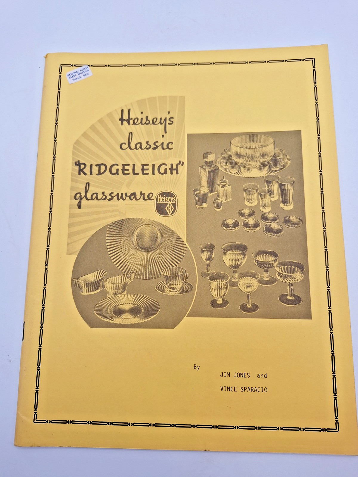 Heisey's Classic Ridgeleigh Glassware Guide /Booklet ~ 1987 PB