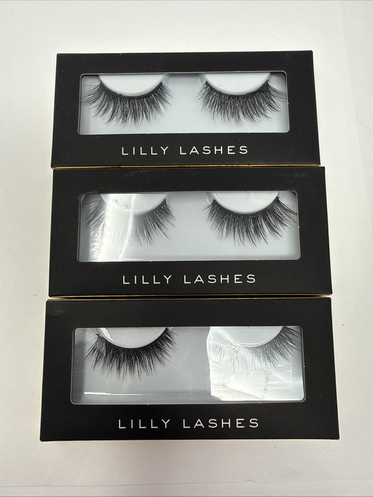NEW Lot Of 3 *Orlando* Premium Synthetic Lashes Lilly Lashes SEALED
