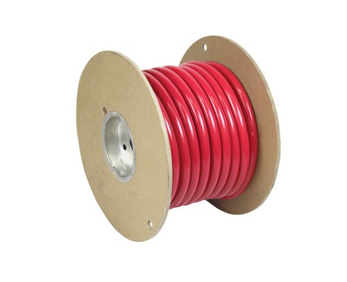 PACER WUL2/0RD-25 2/0 UL RD TC WIRE 25FT RL;