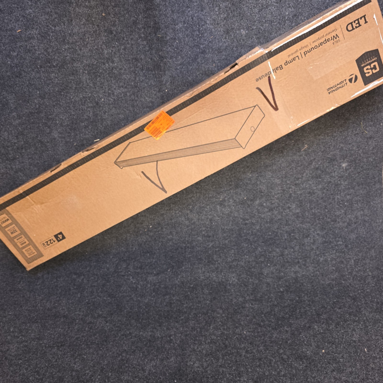 Lithonia SBL 4' 32W LED Basket Wrap Light 4000 Lumens 3500K White