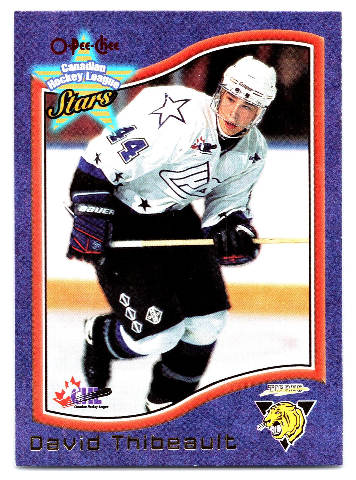 1997 Bowman CHL #78 David Thibeault O-Pee-Chee Victoriaville Tigres