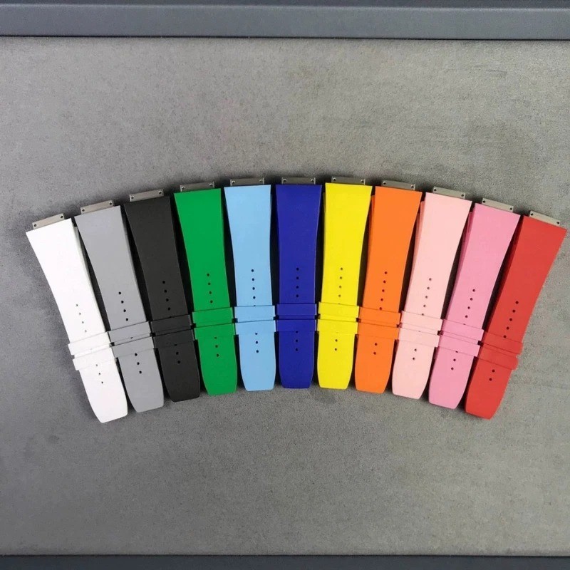 Medium Replacement Rubber Watch Strap Band Fits Richard Mille RM72 M Size