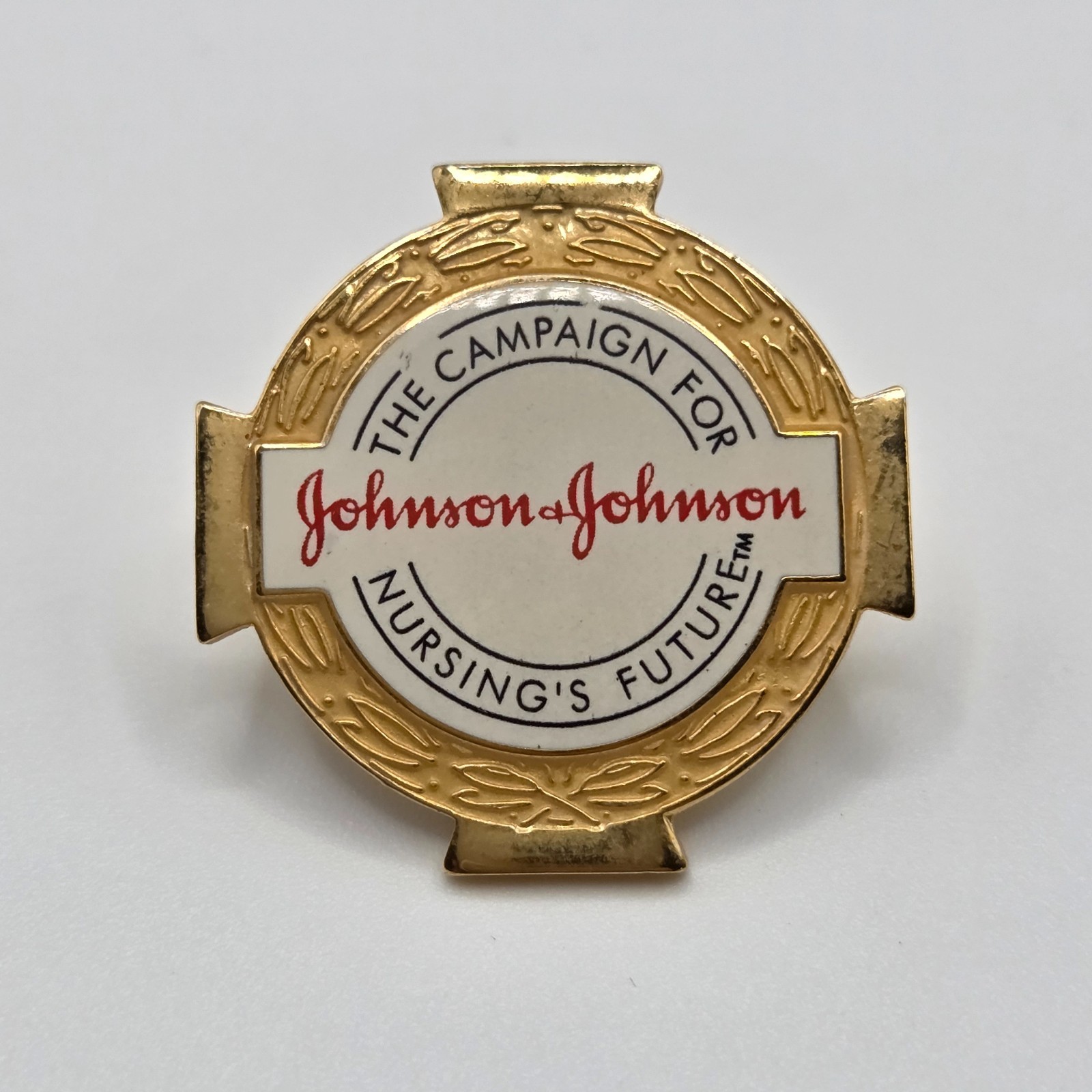 Johnson & Johnson Company The Campaign For Nursing's Future Gold-Tone Lapel Pin