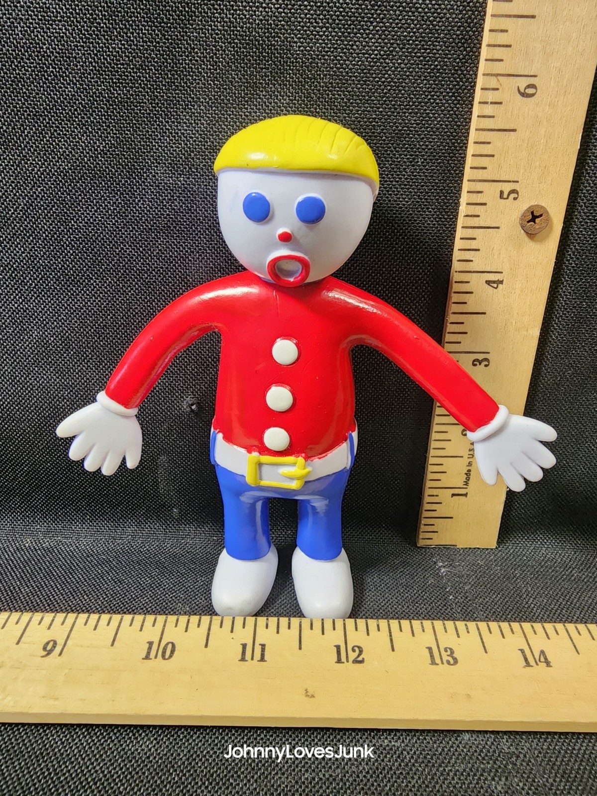 SNL Mr. Bill Rubber Bendable Poseable PVC Figure Toy 5.5 Inch