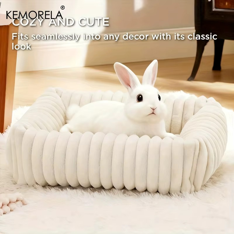 Soft Small Pet Bed - Cozy Hamster Rabbit Guinea Pig Sleeping Nest, Machine Washa