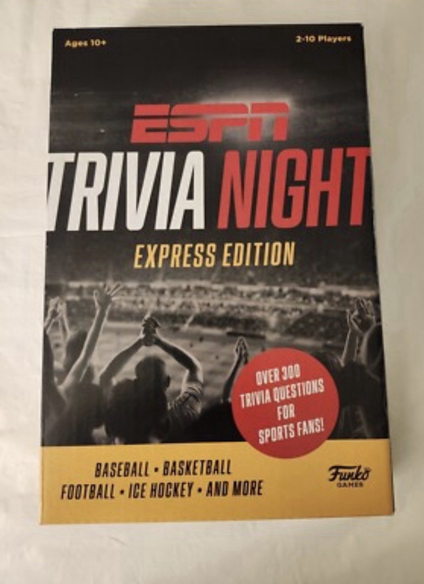 NEW- Funko Games ESPN Trivia Night Express Edition/ Trivia Game For 2-10 Players