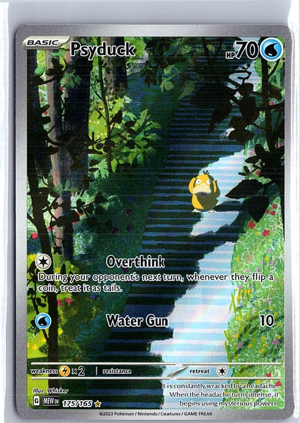 Psyduck Illustration Rare SV: Scarlet & Violet 151 175/165 NM